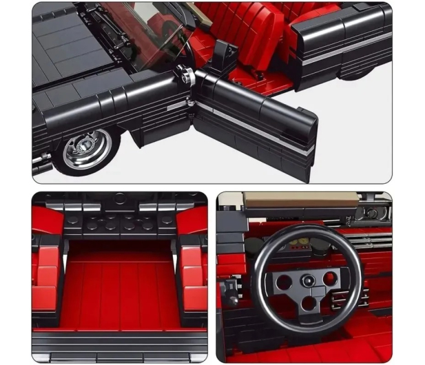 Mould King Klocki konstrukcyjne Model samochodu Cadi 1324 el. - 1551594 - zdjęcie 4